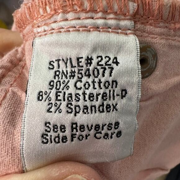 CAbI Curvy Skinny Ankle Jeans in Nectar Pink Women's Size 12 Style #224 - Picture 6 of 8